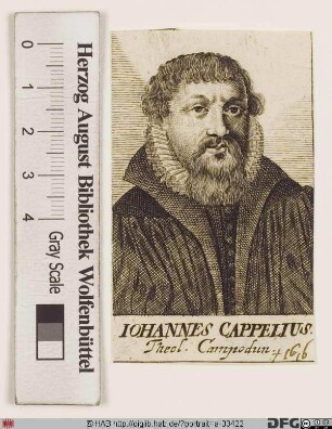 Bildnis Johann Cappel(ius)