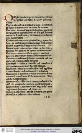 Dapsiliter id est large vel munificentur aut largiflue, a dapsili id est largus vel largifluus.