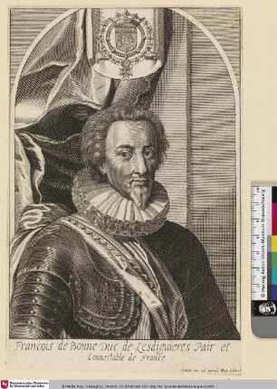 Francois de Bonne Duc de Lesdiguieres Pair et Connestable de France