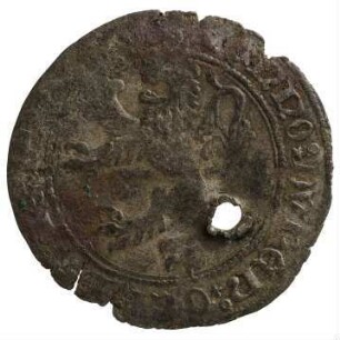 Münze, Krummsteert zu 2 Groot oder 18 Witten, 1442 - 1468 n. Chr.