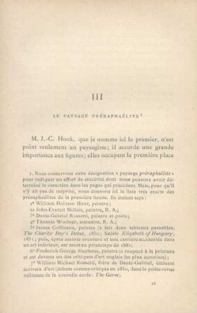 III. Le paysage préraphaélite
