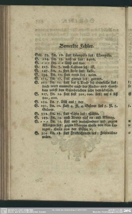 Bemerkte Fehler