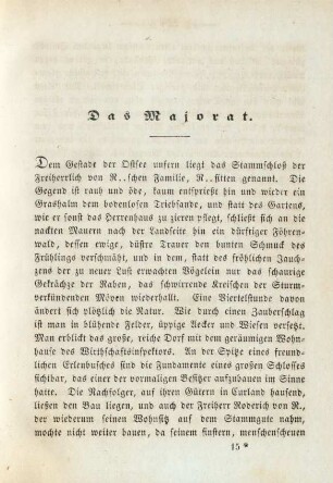 Das Majorat