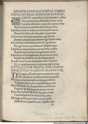 Gregorii Tiferni Poetae Opuscula : [1-3], [3]
