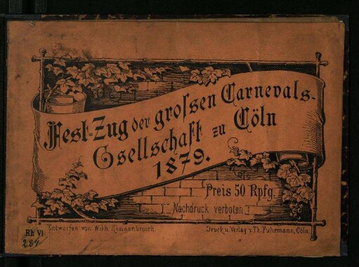 Fest-Zug der Großen Carnevals-Gesellschaft zu Cöln / 1879