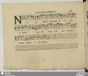 VIII. Forster, Georg: Non potest homo