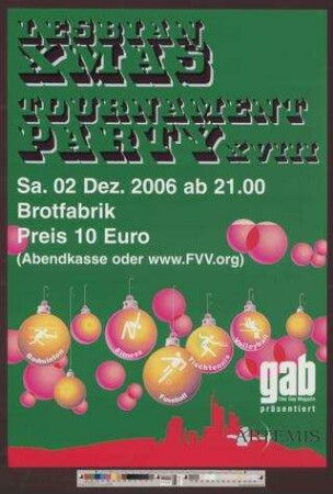 Lesbian XMas : Tournament Party XVIII