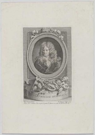 Bildnis des Nicolas Boileau Despreaux