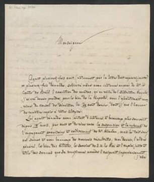 Brief an Franz Sayn-Wittgenstein-Berleburg : 07.10.1823