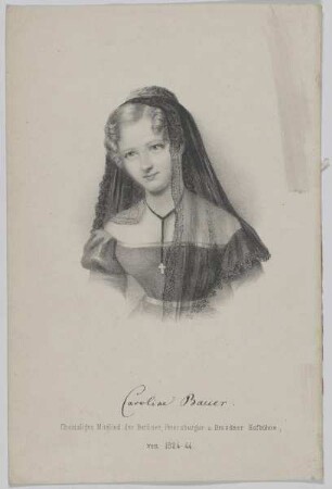 Bildnis der Caroline Bauer