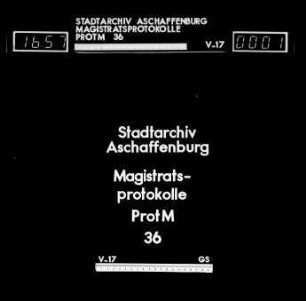 Jahrgang 1846/47 - Protokolle des Polizeisenats