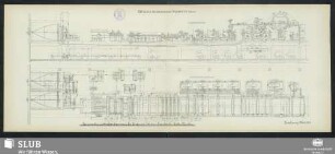 Zeichnung No. 16556. Papiermaschine von 2250-2300mm Arbeitsbreite für Titl: Oberbayrische Cellulose- & Papierfabriken, Act: Ges: München