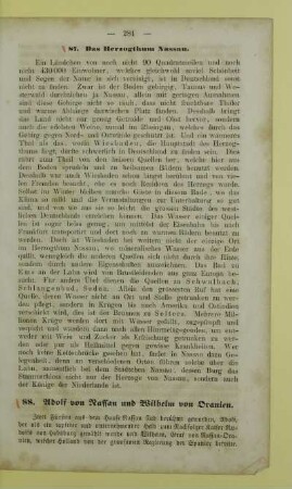 87. Das Herzogthum Nassau
