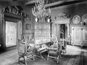 Meißen-Siebeneichen. Schloss Siebeneichen. Eckzimmer neben der Kapelle