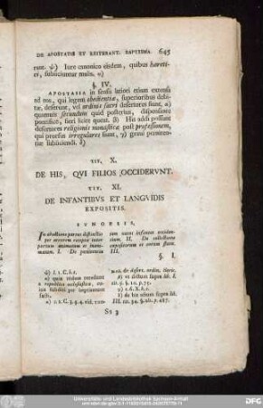 Tit. X. De His, Qui Filios Occiderunt.