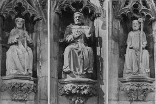 Heiliger Dominikus, Heiliger Franz von Assisi und Heiliger Leonhard