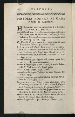 282-295, Historia Romana Ab Urbe condita ad Augustum.