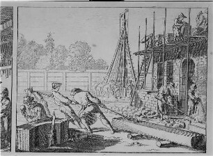 Maurerarbeiten, Stich, 1774