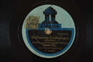 Hoffmanns Erzählungen : Rezitativ und Romanze des Hoffmann / (Offenbach)