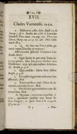XVII. Clades Varnensis 1444.