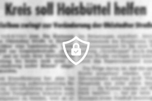 Kreis soll Hoisbüttel helfen