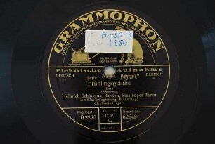 Frühlingsglaube : Lied / (Schubert). [Texter: Ludwig Uhland]