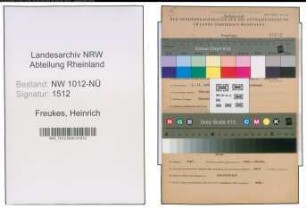 Entnazifizierung Heinrich Freukes , geb. 05.11.1905 (Kaufm.Angest.)