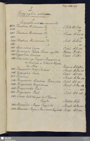 7. Geographie ancienne
