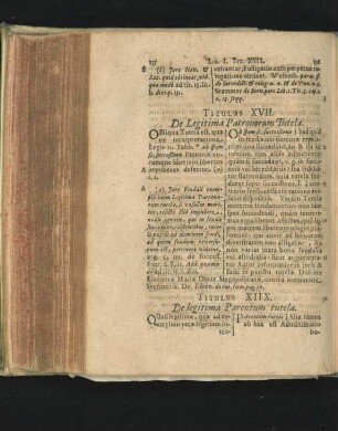 Titulus XVII. De Legitima Patronorum Tutela.