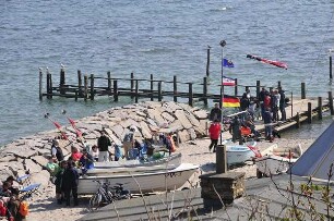 Insel Rügen - Fischerhafen : Fischerhafen von Vitt. Aufgenommen am 22. April 2011 auf der Insel Rügen am Kap Arkona beim Fischerdorf Vitt