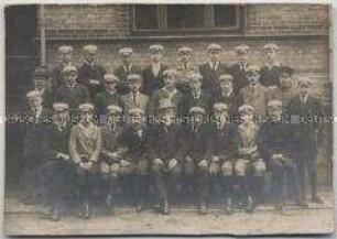 Klassenfoto von Unterprimanern