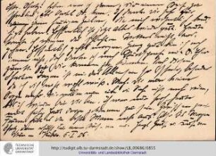 Postkarte vom 06.01.1906