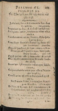 Psalmus CI. - CX.