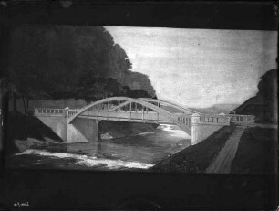 Brücke bei Schopfheim (Entwurfszeichnung)