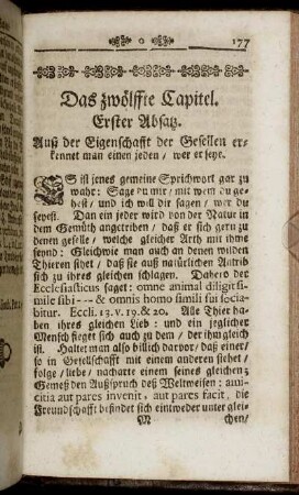 Das zwölffte Capitel.