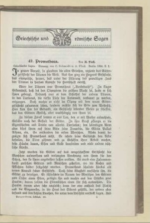 Griechische und römische Sagen