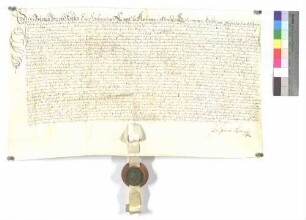 Johann Jakob Kohler, kapitelscher Amtmann zu Ellwangen, erhält als Träger des Kapitels von Propst Franz Ludwig das Lehen zu Röhlingen.