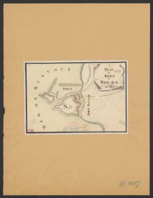 Plan du Fort de Socoa