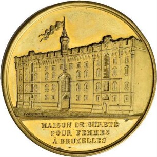 Wiener, Jacques: Vollendung des Frauengefängnisses von Brüssel