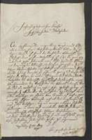 Brief von Unbekannt an Regensburgische Botanische Gesellschaft