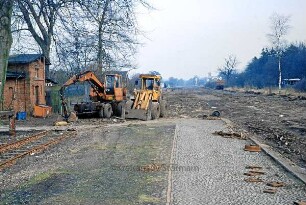 Trittau: Demontage der Schienen von Trittau bis Möhnsen