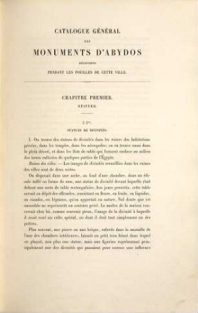 Abydos : description des fouilles exécutées sur l'emplacement de cette ville. Ouvrage publié sous les auspices de S. A. Ismaïl Pacha, Khedive d'Égypte, 3