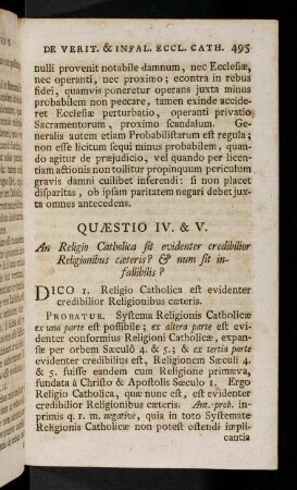 495-574, Quaestio IV. & V.