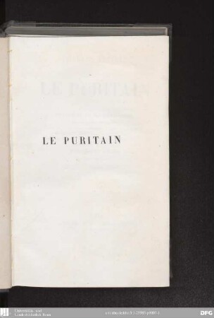 Le Puritain : scènes de la vie parisienne... Théâtre de salon : La femme qui s'en va