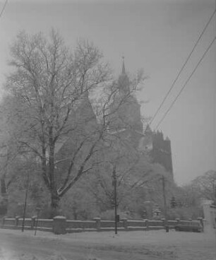 Stralsund. Blick zur St.-Marien-Kirche