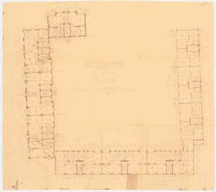 Siedlung Attilahöhe, Berlin-Tempelhof: Arnulfstraße 72-75, Manteuffelstraße 33-34, Totilastraße 1-5: Grundriss EG