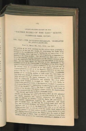 Twenty-Fourth Review on the "Sacred Books of the East" Series.