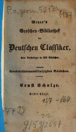 Anthologie, 1. Gedichte
