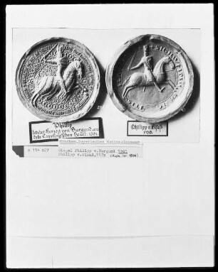 Siegel Philipp von Burgund 1361, Philipp von Elsaß, 1170