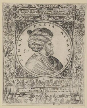 Bildnis des Sinan Bassa Albanvs